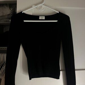 Wilfred Black Sweater Top